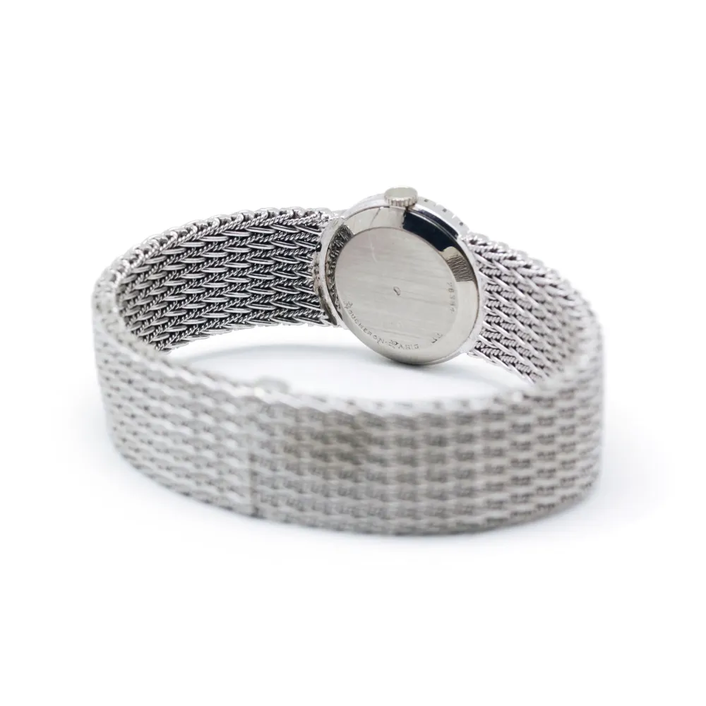 Boucheron - Диамантен часовник от бяло злато