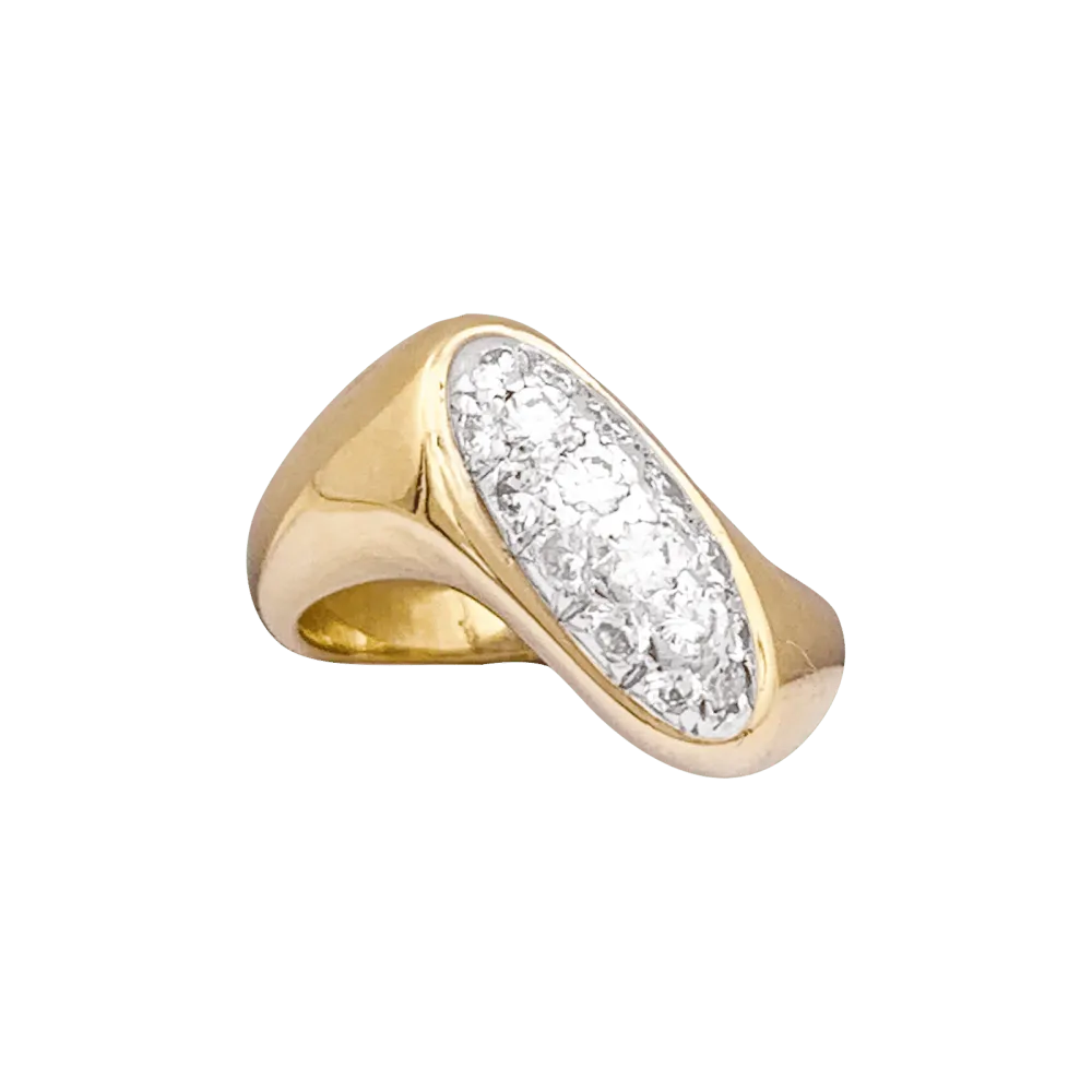 Пръстен Boucheron, жълто злато и диаманти