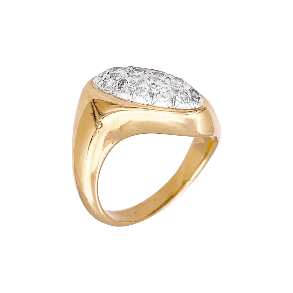 Пръстен Boucheron, жълто злато и диаманти