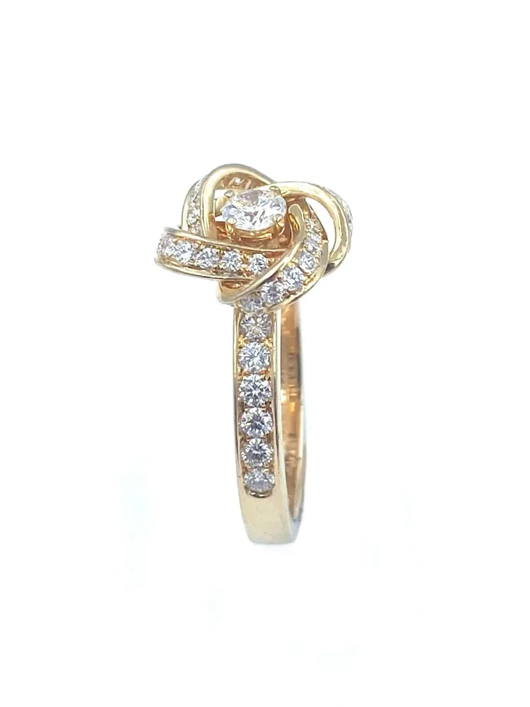 Пръстен Boucheron Божур Розово злато и диаманти