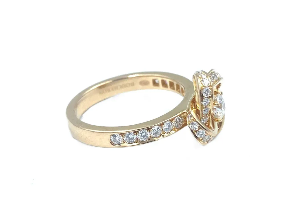 Пръстен Boucheron Божур Розово злато и диаманти