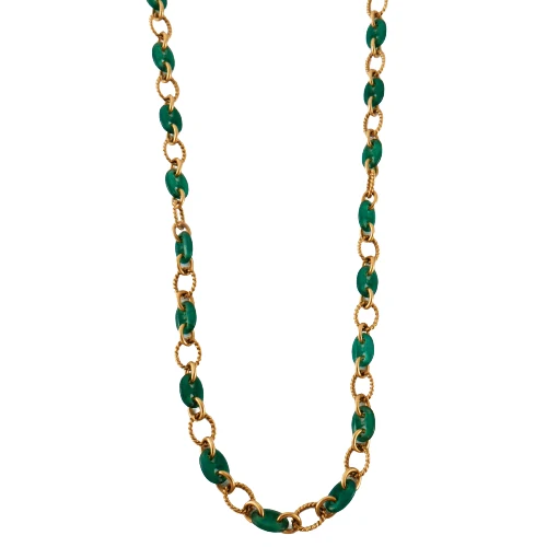 Boucheron - Колие от хризопраз и жълто злато