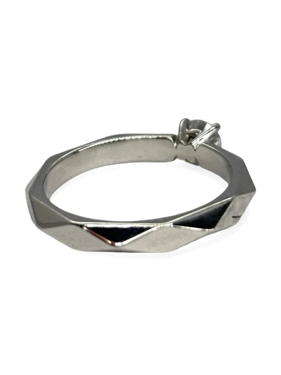 Boucheron - Пръстен Солитер от Платина 950 и диамант 0,30 ct