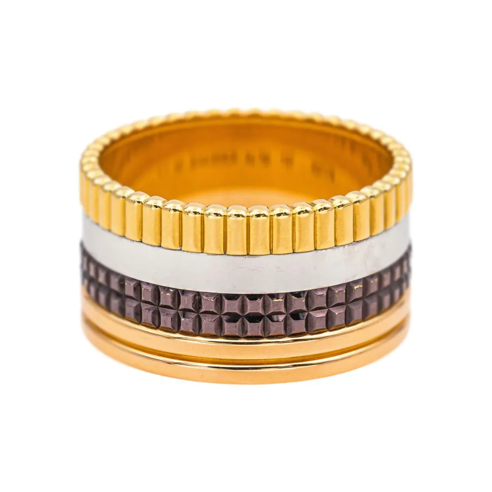 Boucheron Пръстен Quatre Розово злато, Жълто злато, Бяло злато