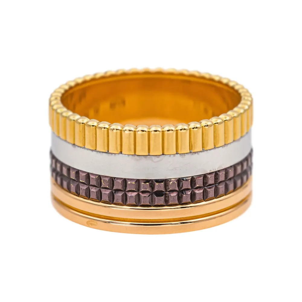 Boucheron Пръстен Quatre Розово злато, Жълто злато, Бяло злато