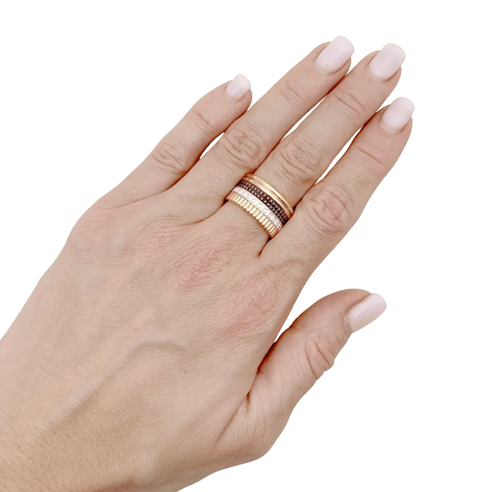 Пръстен Boucheron, "Quatre Classic Large", три златни и диаманти