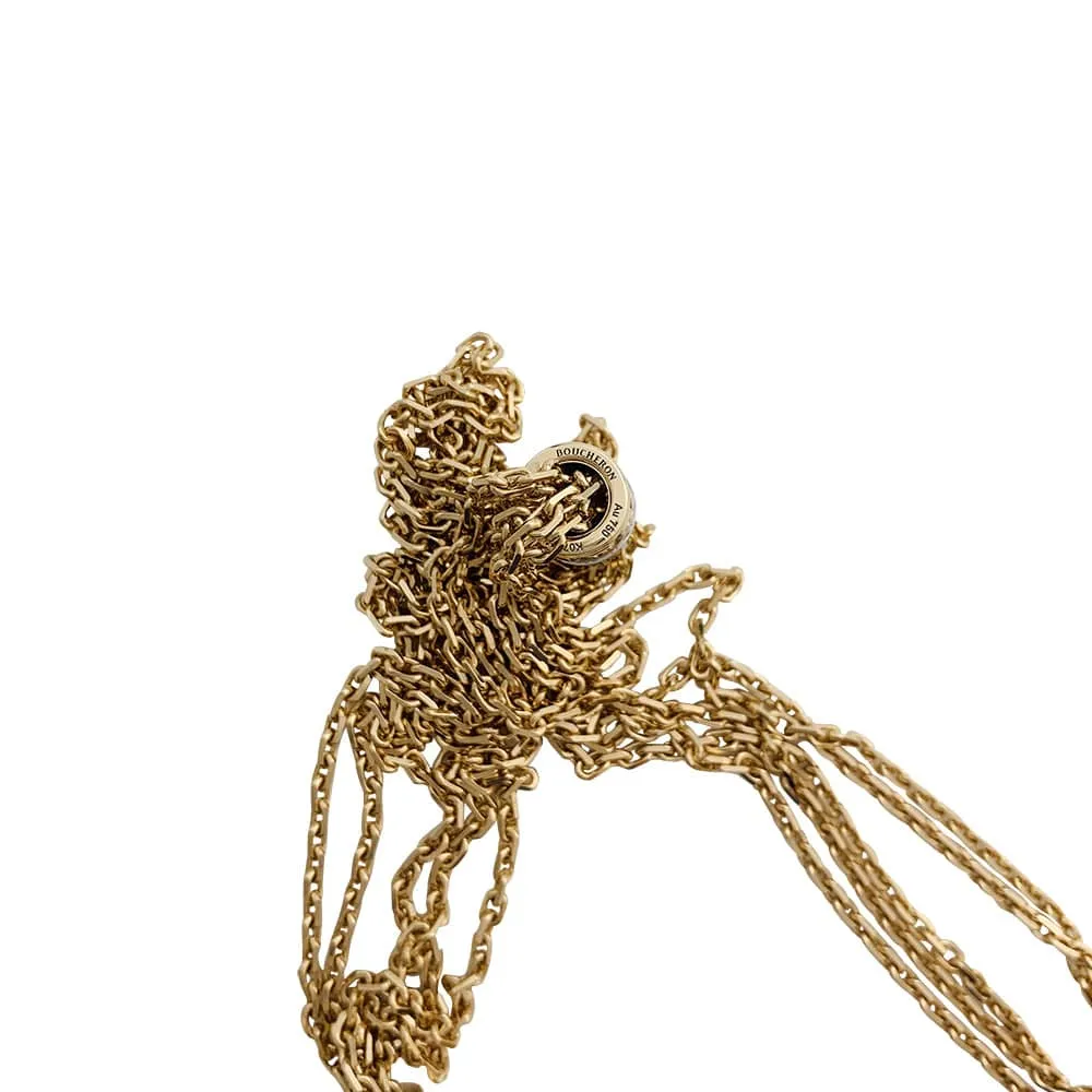 Колие Boucheron, "Quatre Radiant“, в жълто злато и диаманти.