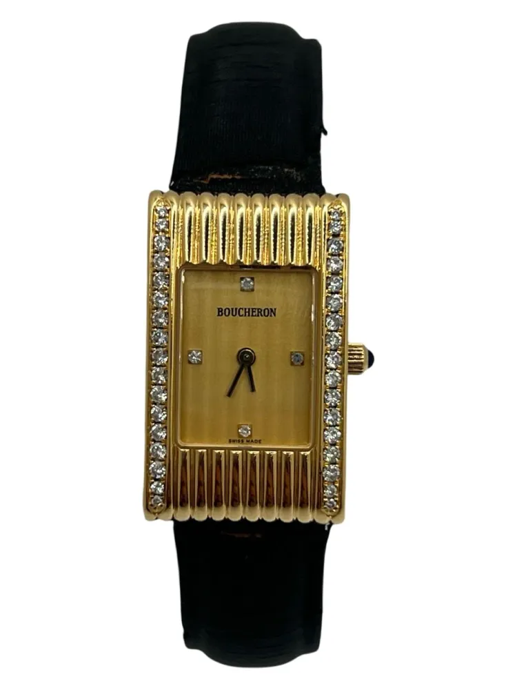 Boucheron Малко жълто злато и диаманти Reflet
