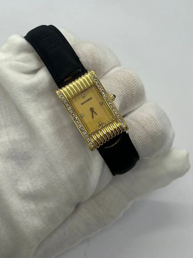 Boucheron Малко жълто злато и диаманти Reflet