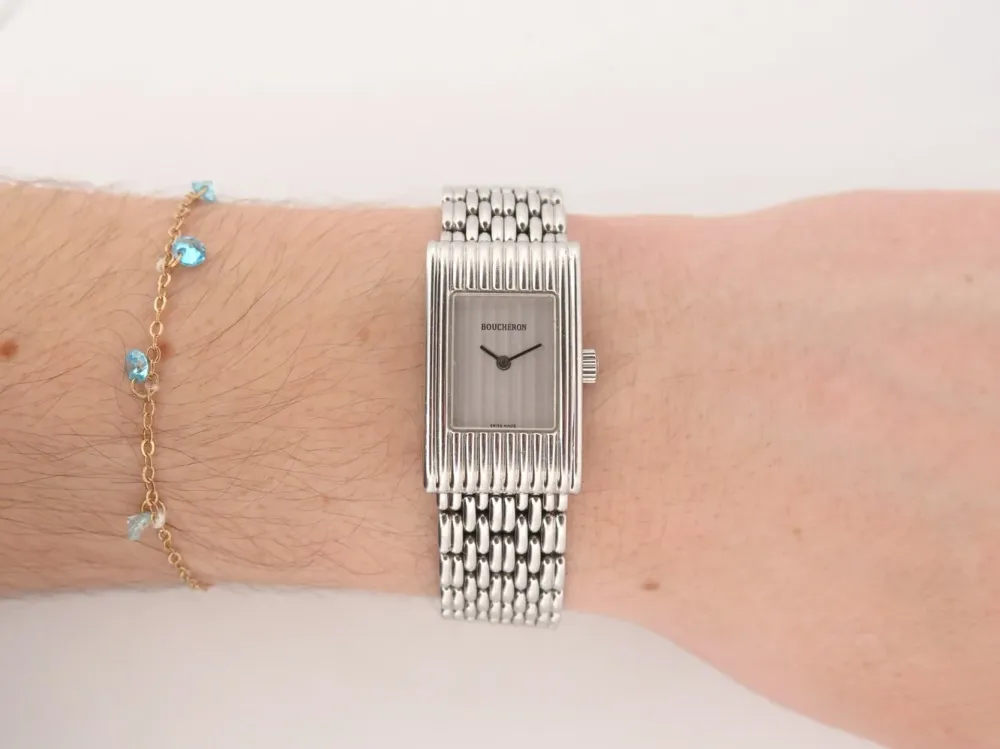 Boucheron Reflet Small - Дамски кварцов часовник от стомана 29,5 мм
