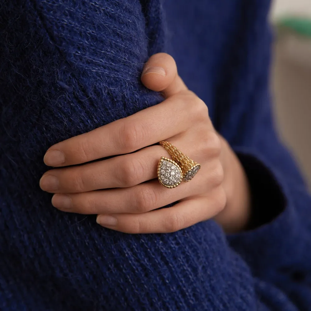 Boucheron - Пръстен Serpent Bohème Модел Голям Диамант