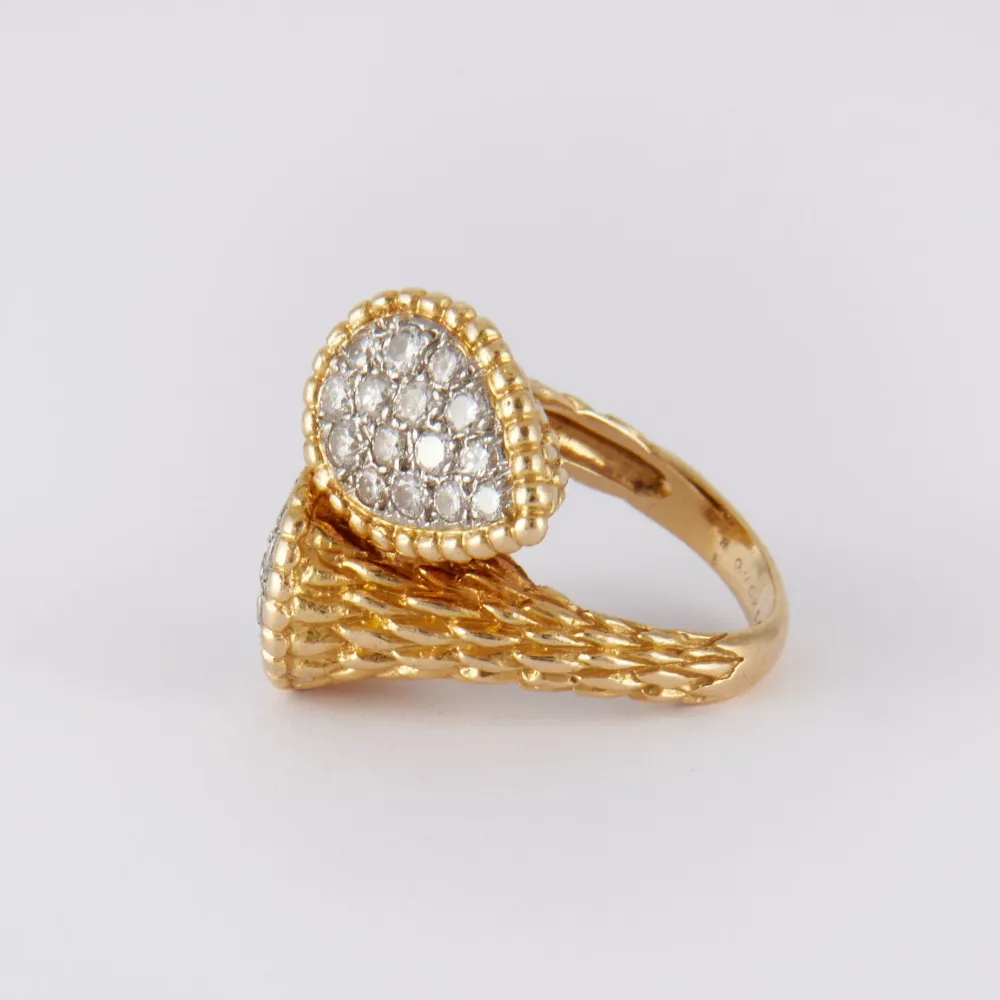 Boucheron - Пръстен Serpent Bohème Модел Голям Диамант