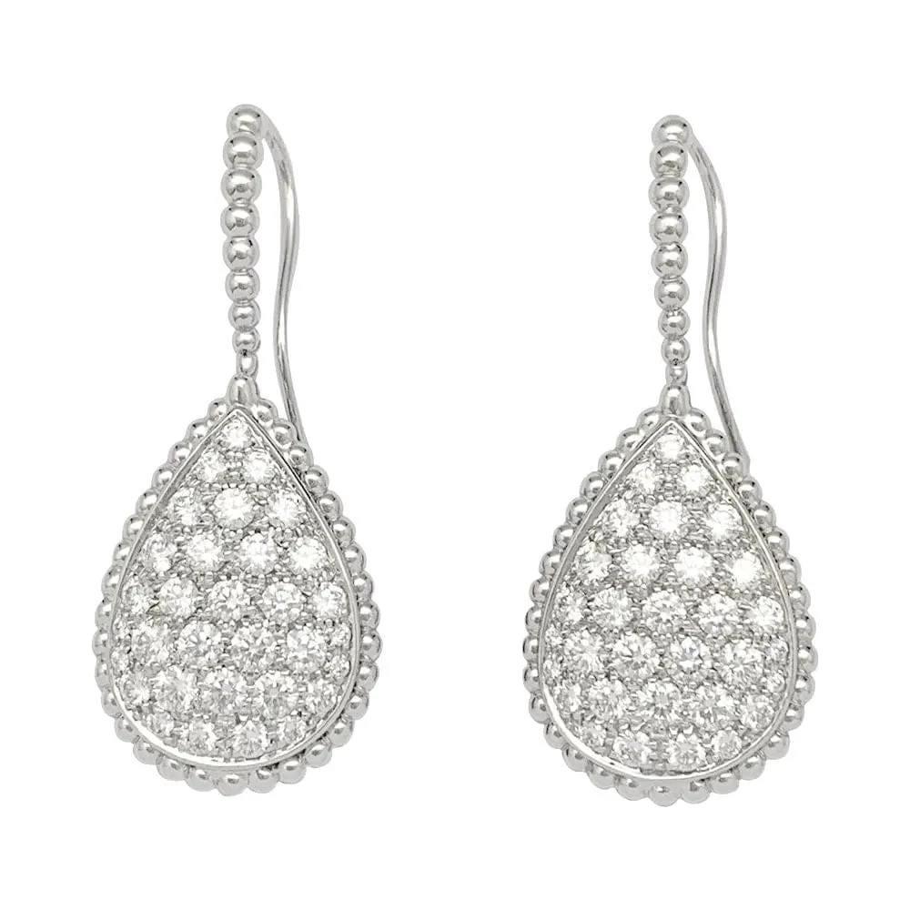 Обеци Boucheron "Serpent Bohème" в бяло злато, диаманти.