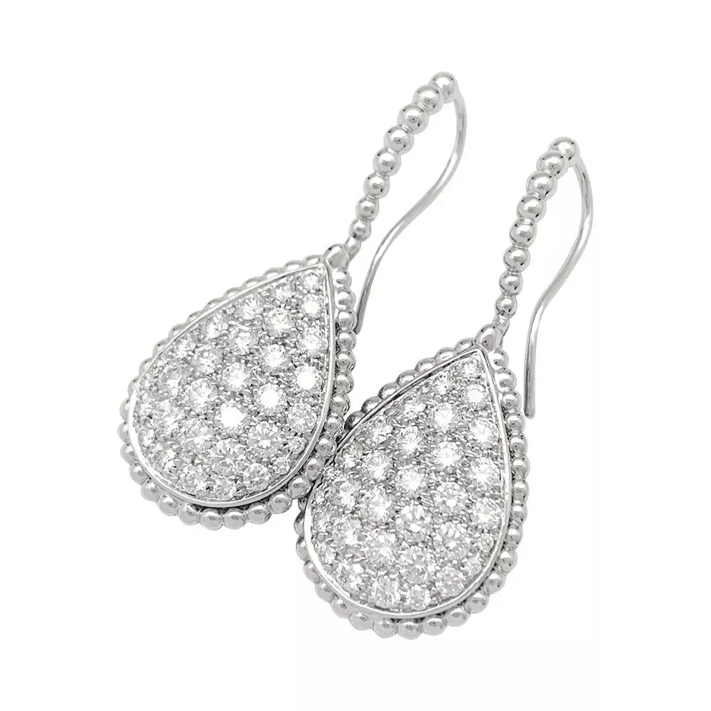 Обеци Boucheron "Serpent Bohème" в бяло злато, диаманти.