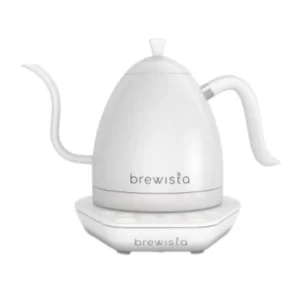 Чайник Brewista Artisan 1,0 л с променлив волан с гумена шийка - бял/бял