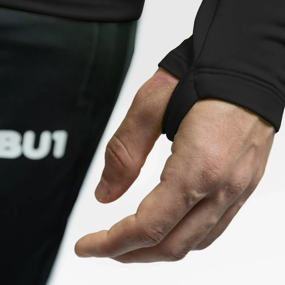 BU1 спортен суичър 22 черен