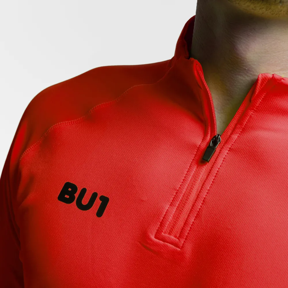 Червен спортен суитшърт BU1 22