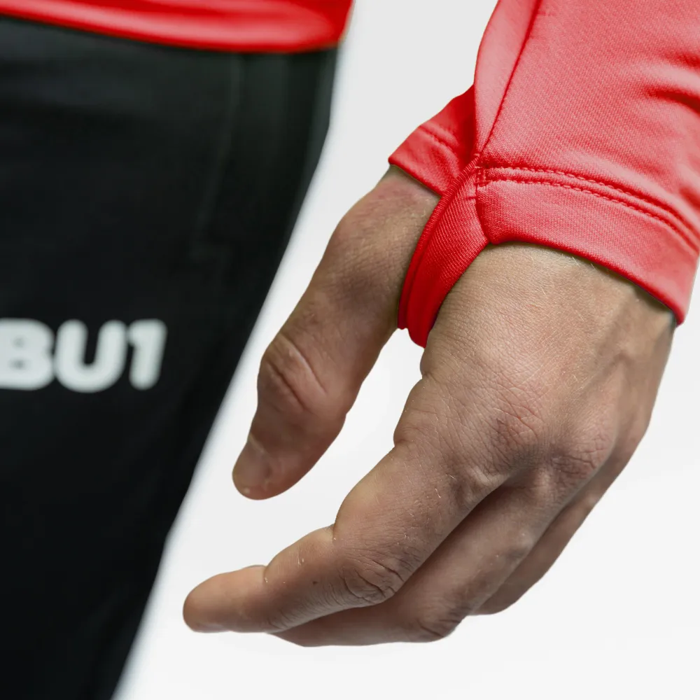Червен спортен суитшърт BU1 22