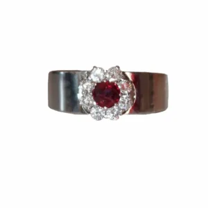 BUCHERER - Пръстен Маргаритка Рубин