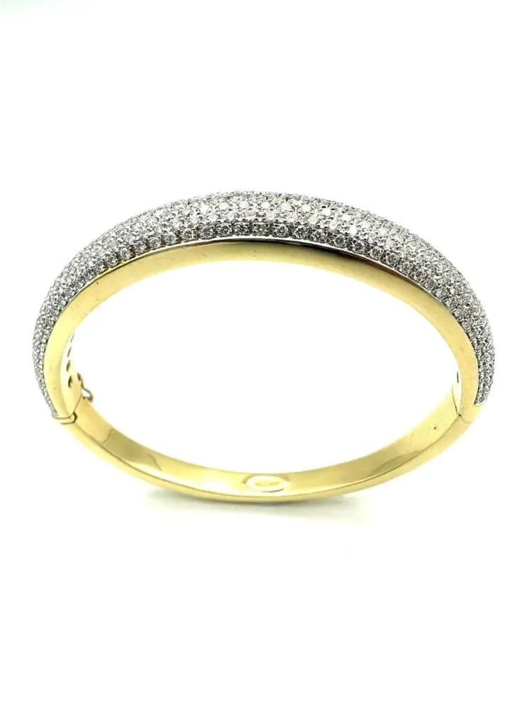 BUCHERER. Гривна от 18K злато и диаманти 5ct