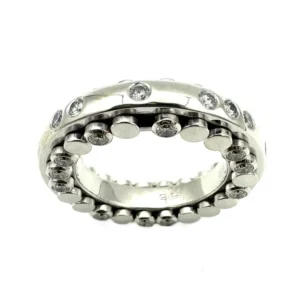 BUCHERER. Пръстен "Dizzler" от бяло злато 18K и диаманти