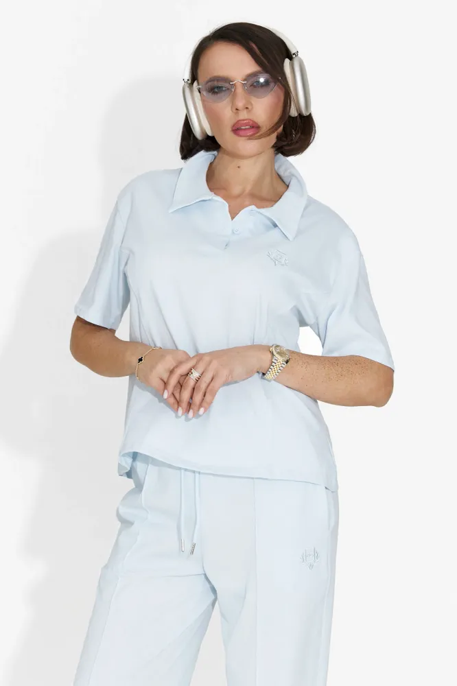 Спортен дамски екип в синьо от Bya Bogas
