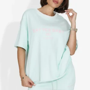 Костюм с тюркоазени къси панталони за жени от Casiana Bogas