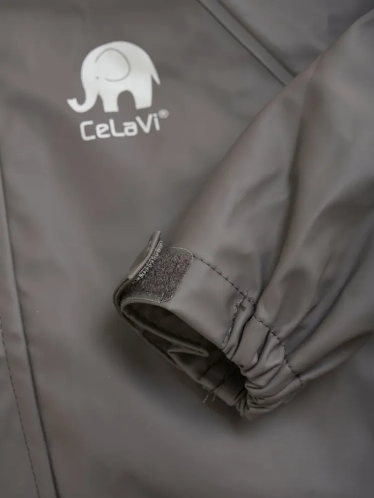 CeLaVi детски панталони за дъжд детско яке за дъжд сиво 90 cm