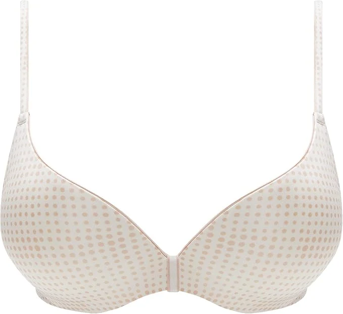 Chantelle Irresistible Дамски безшевен сутиен Extra Push-Up, бежов на точки
