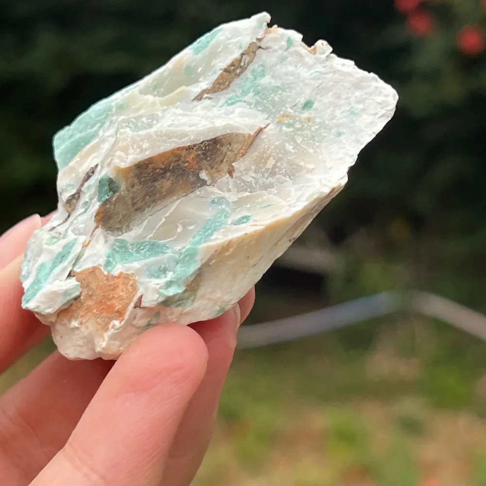Chrysoprase Australia Груб камък модел 4