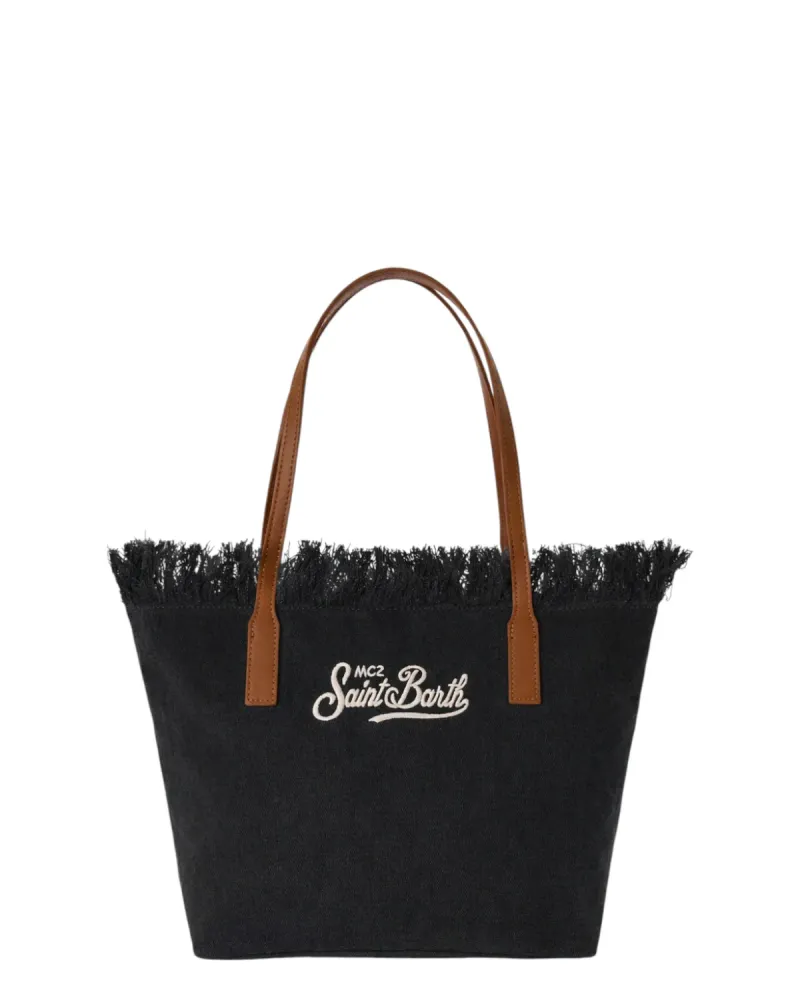 City Medium Canvas Bag Fringes