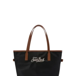 City Medium Nylon Black Bag MC2 Saint Barth