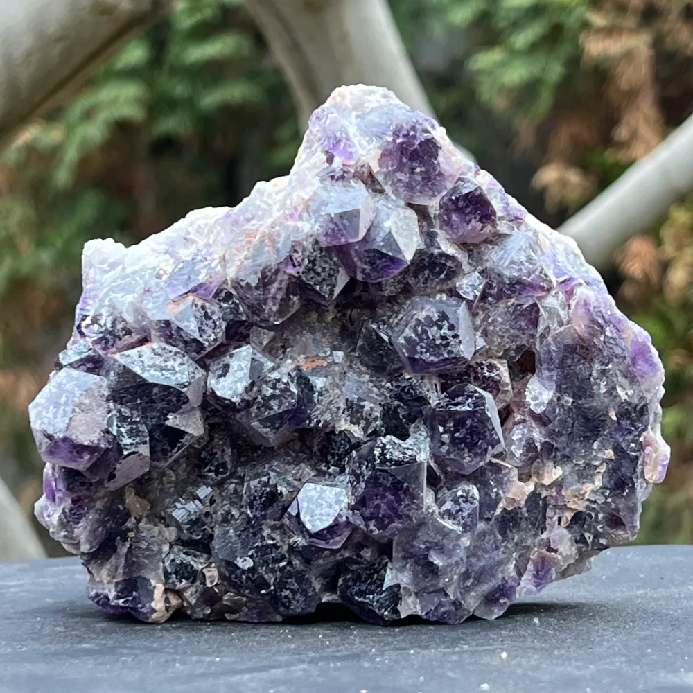 Cluster Raw Amethyst Замбия модел 2