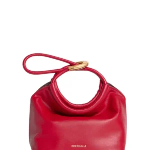 Coccinelle Finn Small Leather Pouch Magnetic Closure