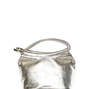 Coccinelle Finn Small Leather Pouch Metal Clasp