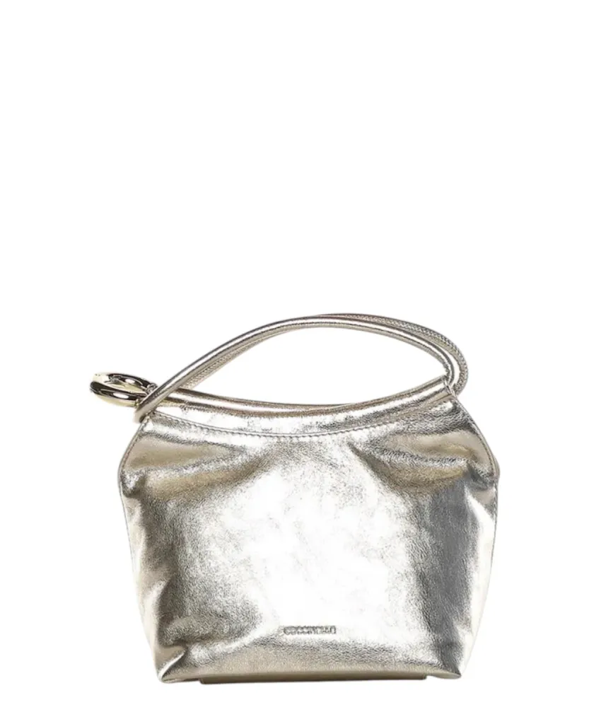 Coccinelle Finn Small Leather Pouch Metal Clasp