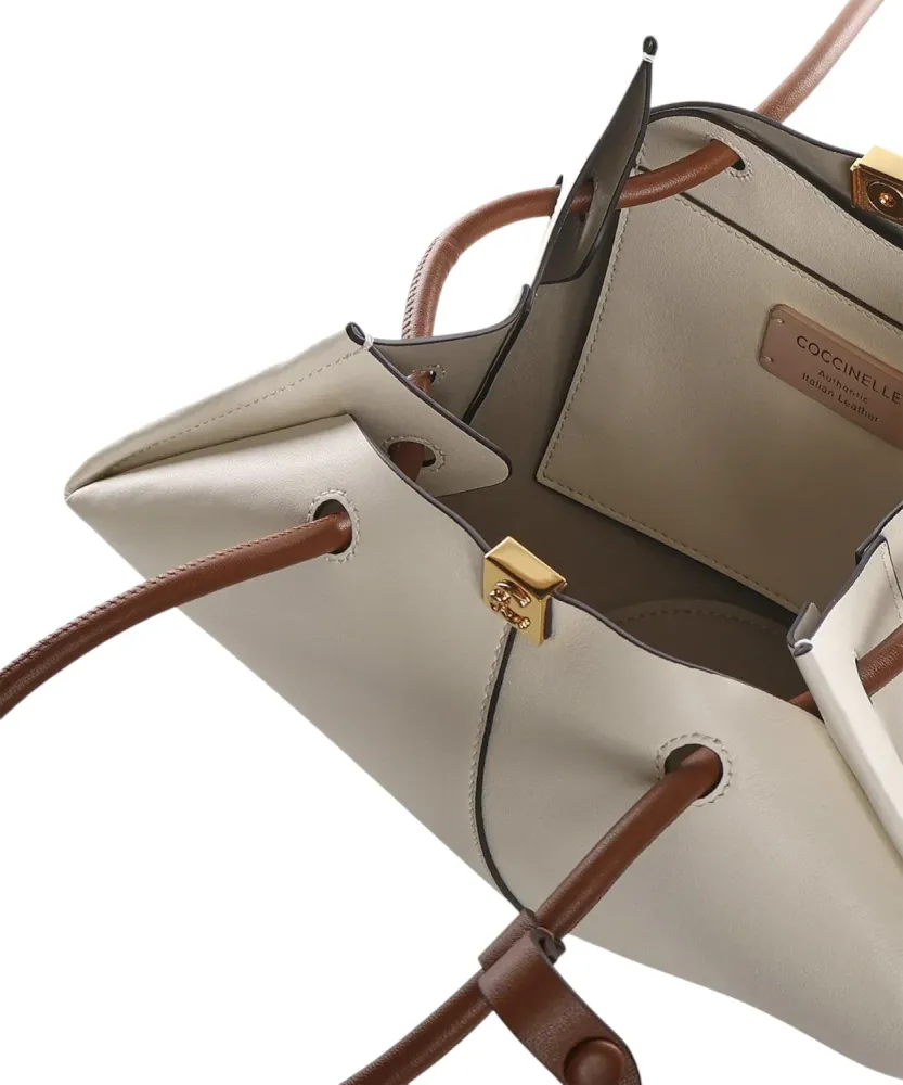 Coccinelle Kamy leather bag magnetic closure