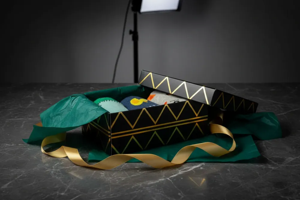 Coffret Chaussettes Animaux - Canard, Renard et Dinosaure