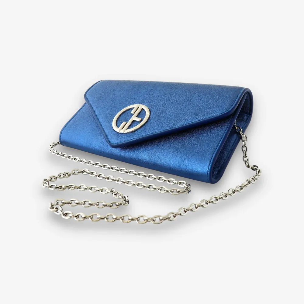 Малка дамска чанта - crossbody - естествена кожа - Pictor Midnight Blue | COLDFIRE