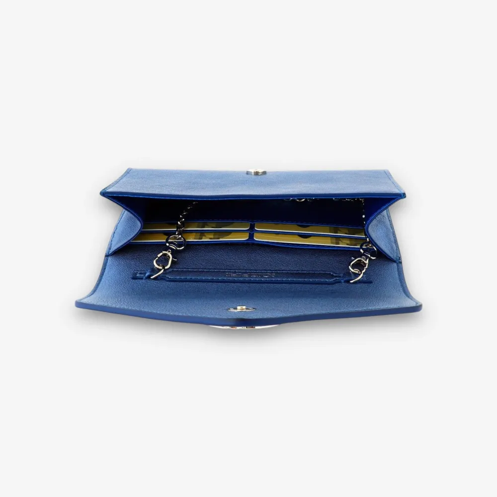 Малка дамска чанта - crossbody - естествена кожа - Pictor Midnight Blue | COLDFIRE