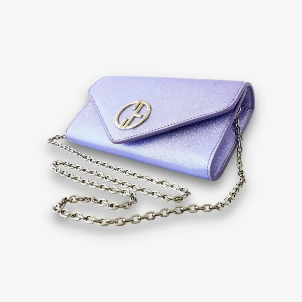 Малка дамска чанта - crossbody - естествена кожа - Sirio Purple | COLDFIRE