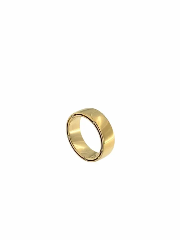 Damiani и Брад Пит, пръстен от жълто злато с диаманти