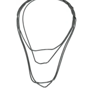 David Yurman - Колие от Сребро 925 със златен висулка 14 карата