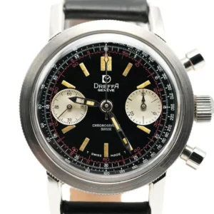 Часовник Deffra Chronograph 20 Atmos - черен циферблат - Valjoux 92