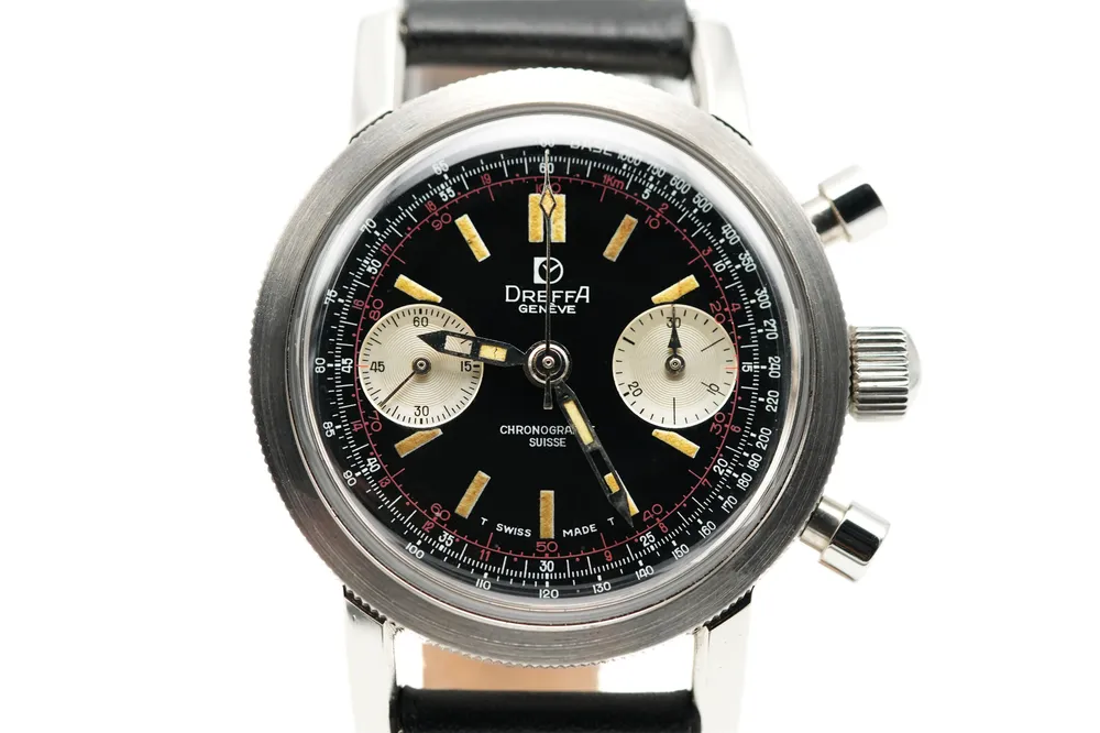 Часовник Deffra Chronograph 20 Atmos - черен циферблат - Valjoux 92