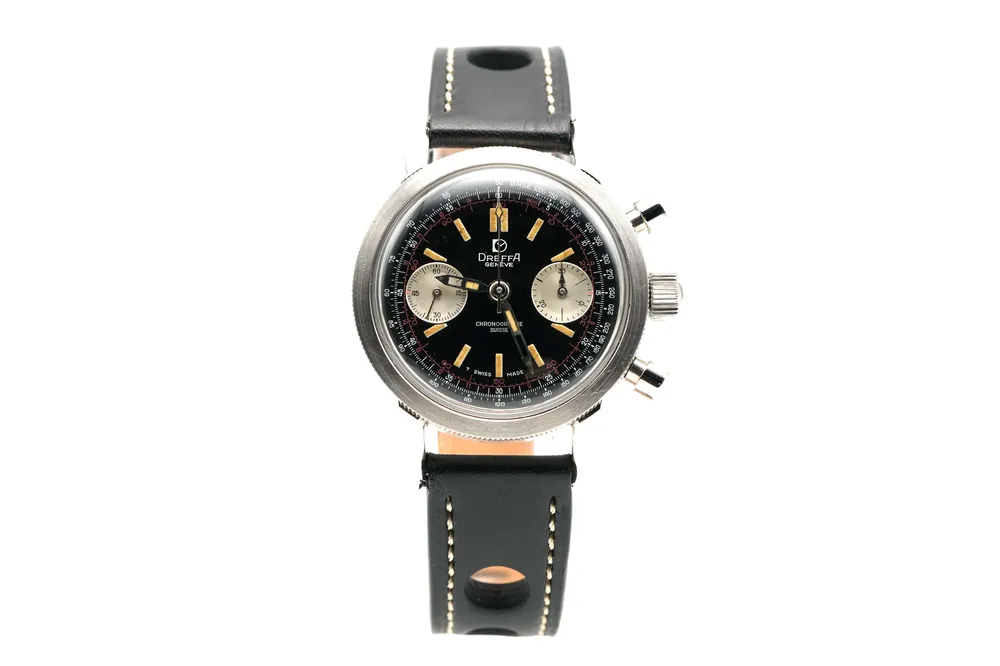 Часовник Deffra Chronograph 20 Atmos - черен циферблат - Valjoux 92