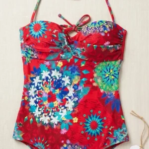 Desigual Цял дамски бански "Тропическа мандала", разноцветен