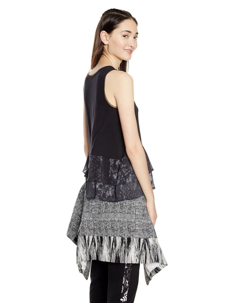 Дамски потник с волани и ефирни детайли Desigual