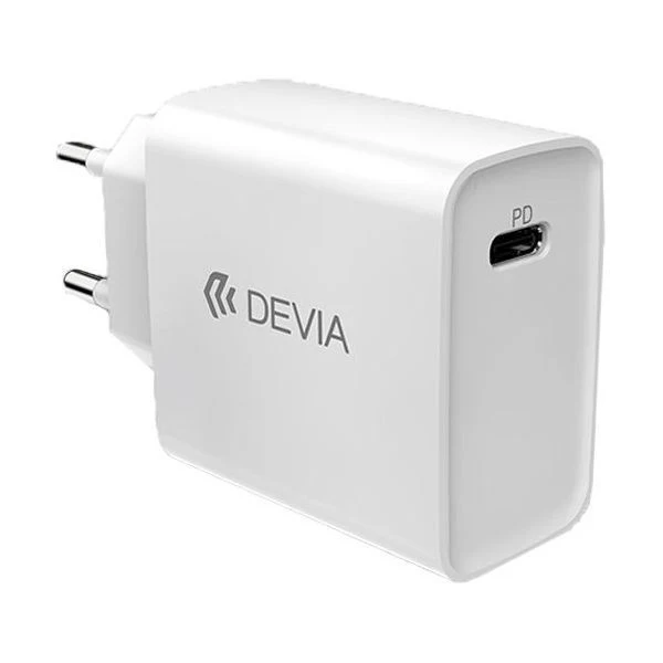 Зарядно Devia Power Delivery 220V, Type C-18W