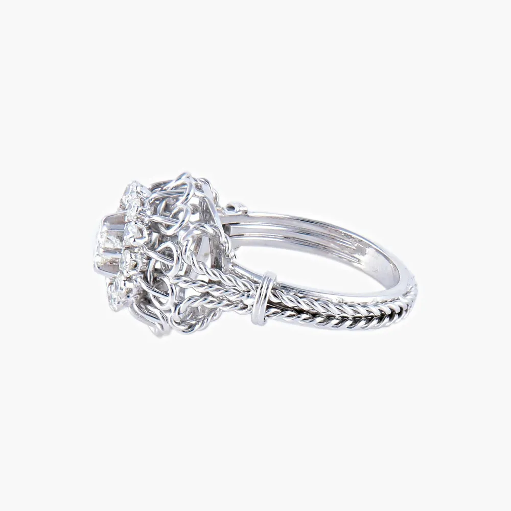 Пръстен Маргаритка Diamond Twist